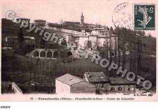 Ville de FRANCHEVILLE, carte postale ancienne