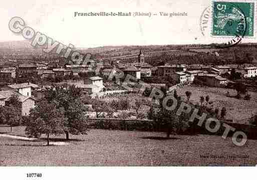 Ville de FRANCHEVILLE, carte postale ancienne