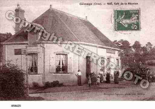Ville de GEMAGES, carte postale ancienne Ville de GEMAGES, carte postale ancienne