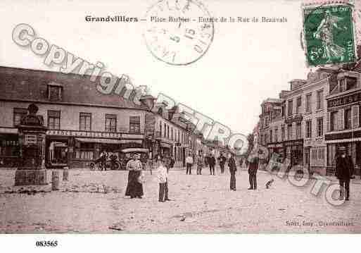 Ville de GRANDVILLIERS, carte postale ancienne