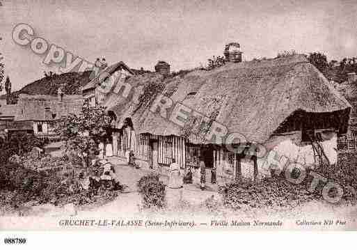 Ville de GRUCHETLEVALASSE, carte postale ancienne