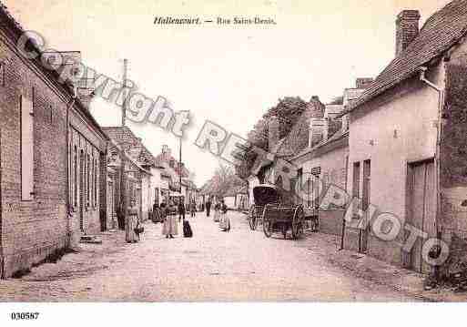 Ville de HALLENCOURT, carte postale ancienne