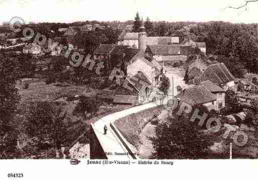 Ville de JOUAC, carte postale ancienne