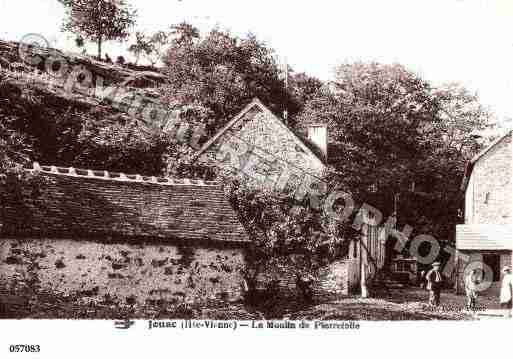 Ville de JOUAC, carte postale ancienne