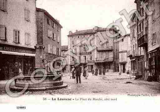 Ville de LALOUVESC, carte postale ancienne