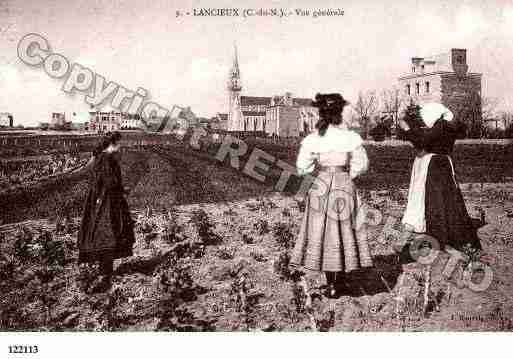 Ville de LANCIEUX, carte postale ancienne