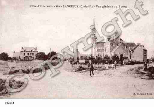 Ville de LANCIEUX, carte postale ancienne