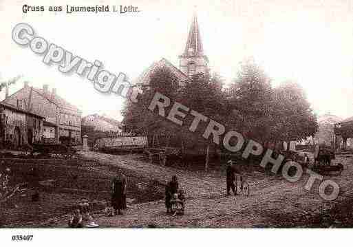 Ville de LAUMESFELD, carte postale ancienne