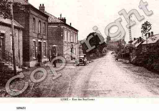 Ville de LEME, carte postale ancienne