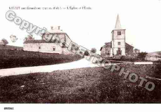Ville de LIEZEY, carte postale ancienne