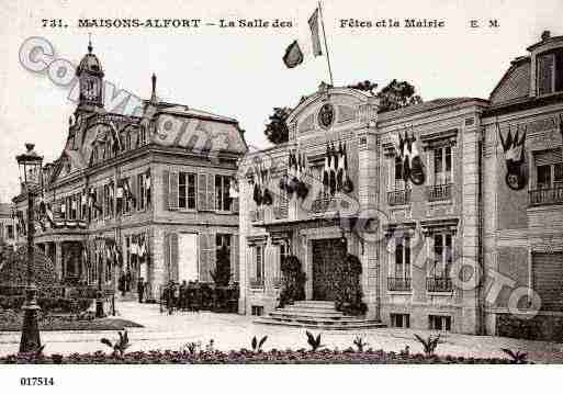 Ville de MAISONSALFORT, carte postale ancienne