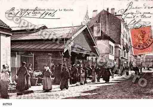 Ville de MAISONSALFORT, carte postale ancienne