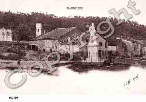 Ville de MANDELIEULANAPOULE, carte postale ancienne