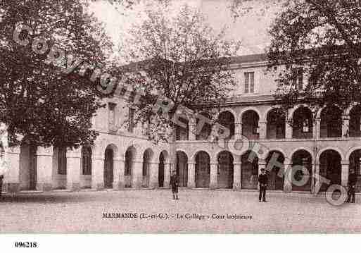 Ville de MARMANDE, carte postale ancienne