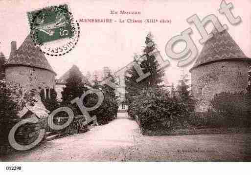 Ville de MENESSAIRE, carte postale ancienne