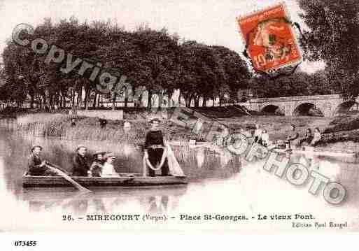 Ville de MIRECOURT, carte postale ancienne