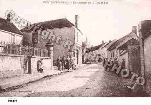 Ville de MONTIGNYLARESLE, carte postale ancienne