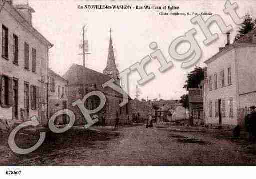 Ville de NEUVILLELESWASIGNY, carte postale ancienne