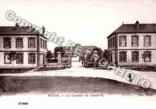 Ville de NOYON, carte postale ancienne