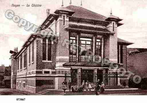 Ville de NOYON, carte postale ancienne