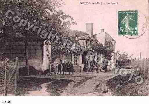 Ville de OISLY, carte postale ancienne