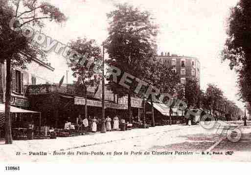 Ville de PANTIN, carte postale ancienne