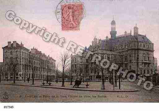 Ville de PANTIN, carte postale ancienne