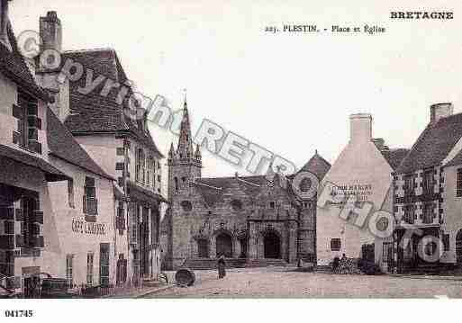 Ville de PLESTINLESGREVES, carte postale ancienne