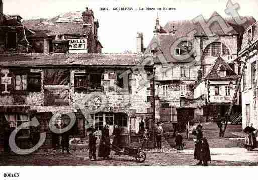 Ville de QUIMPER, carte postale ancienne