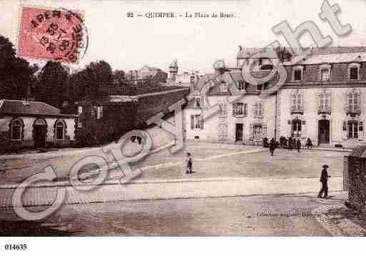 Ville de QUIMPER, carte postale ancienne