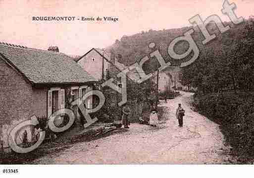 Ville de ROUGEMONTOT, carte postale ancienne Ville de ROUGEMONTOT, carte postale ancienne