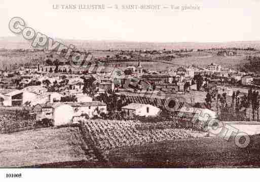 Ville de SAINTBENOITDECARMAUX, carte postale ancienne