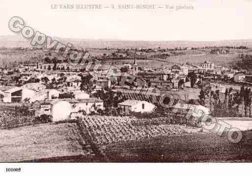 Ville de SAINTBENOITDECARMAUX, carte postale ancienne