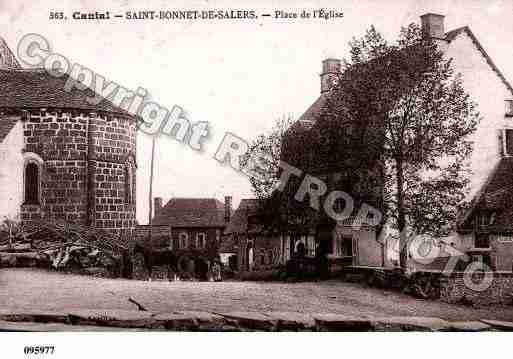 Ville de SAINTBONNETDESALERS, carte postale ancienne