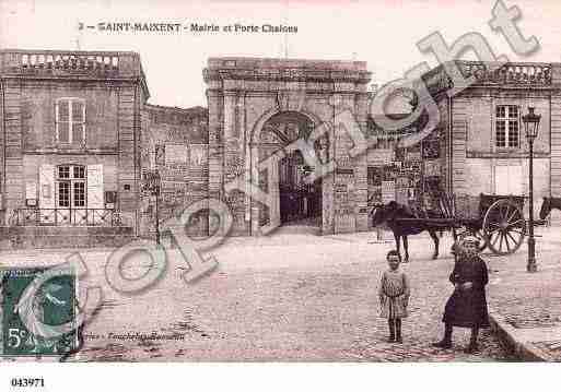 Ville de SAINTMAIXENTL'ECOLE, carte postale ancienne