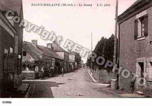 Ville de SAINTMELAINESURAUBANCE, carte postale ancienne