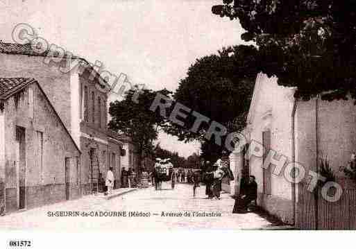 Ville de SAINTSEURINDECADOURNE, carte postale ancienne