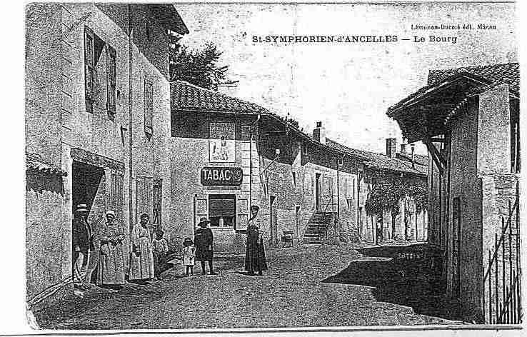 Ville de SAINTSYMPHD'ANCELLES, carte postale ancienne