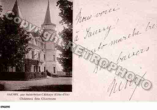 Ville de SAUSSY, carte postale ancienne