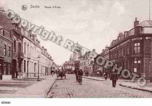 Ville de SECLIN, carte postale ancienne