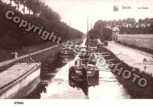 Ville de SECLIN, carte postale ancienne