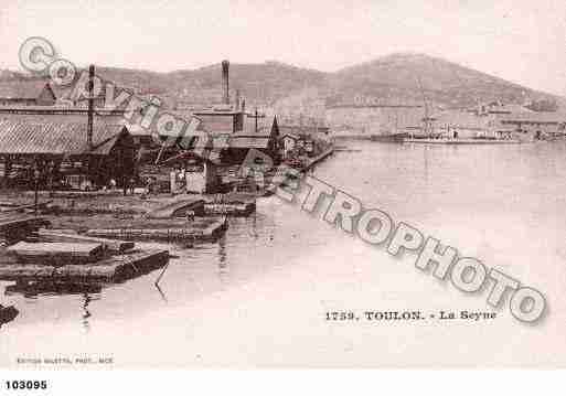 Ville de SEYNESURMER(LA), carte postale ancienne