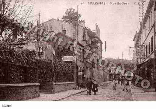 Ville de SURESNES, carte postale ancienne