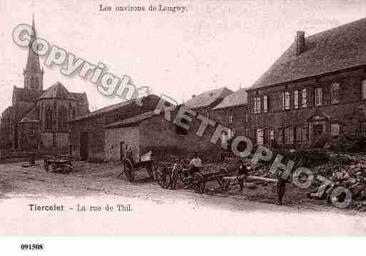 Ville de TIERCELET, carte postale ancienne