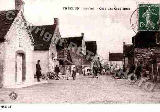 Ville de TRECLUN, carte postale ancienne