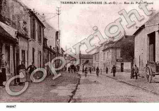 Ville de TREMBLAYLESGONESSE, carte postale ancienne