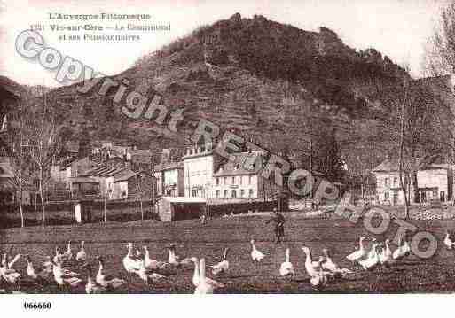 Ville de VICSURCERE, carte postale ancienne