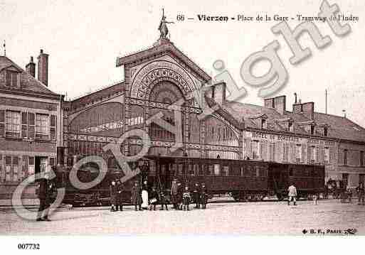 Ville de VIERZON, carte postale ancienne