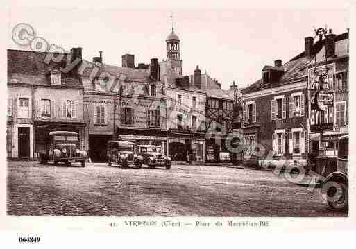 Ville de VIERZON, carte postale ancienne