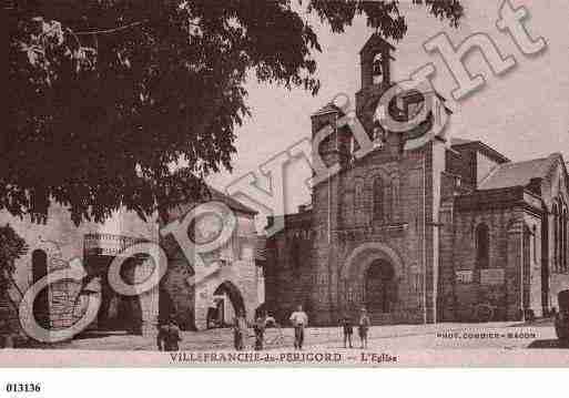 Ville de VILLEFRANCHEDUPERIGORD, carte postale ancienne